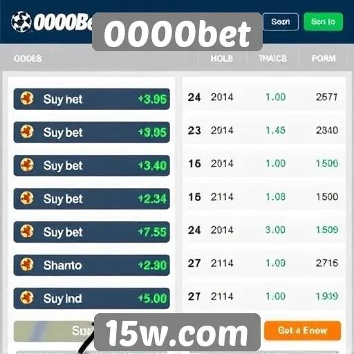 Comparativo de odds em 0000bet e concorrentes